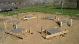 Schutzhütte: Fundamentierung 2015-07