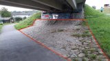 Platz für Skateranlage von oben