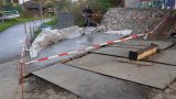 Beton gießen und Wände mauern! 12