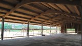 Riesen-Pergola wartet auf Feste