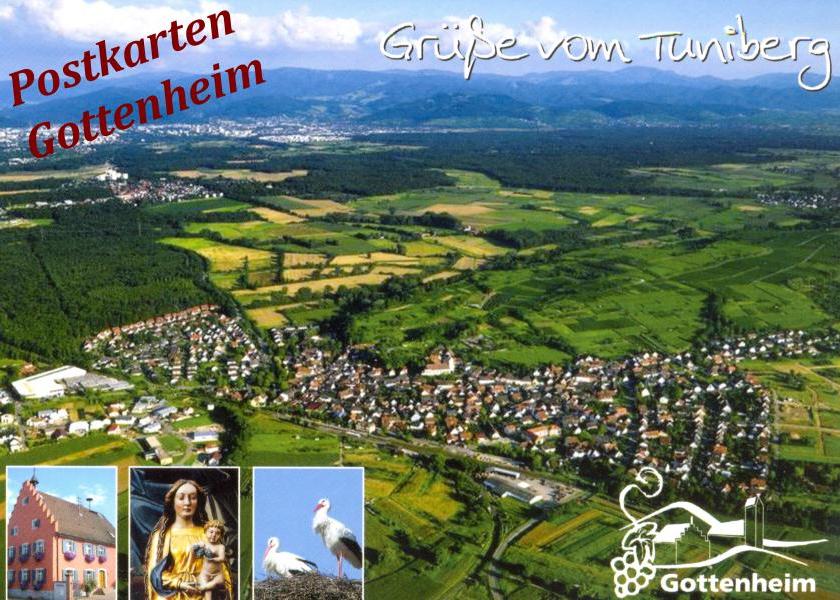Foto Postkarte von Gottenheim