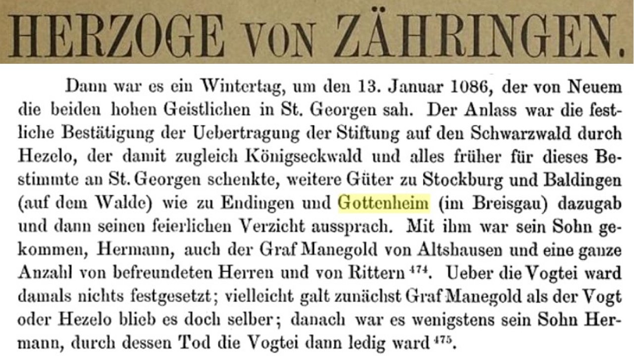 1.urkundl. Erwähnung 1086