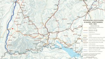 Bis 1600: Vorderösterreichischer Postkurs