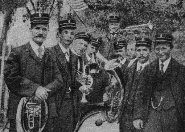 Musikkapelle Gottenheim im Jahre 1896
