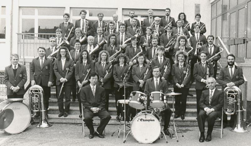 Musikverein 1992 mit Dirigent Donoung Lee