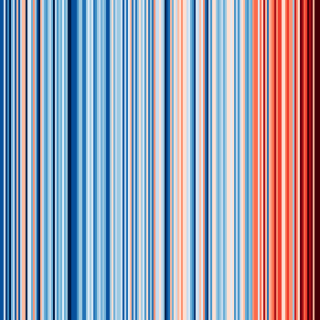 Klimastreifen für Deutschland 1850-2020 Klimastreifen für Deutschland 1850-2020