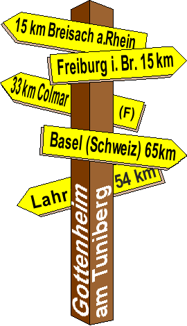 Gottenheim ist wegweisend...